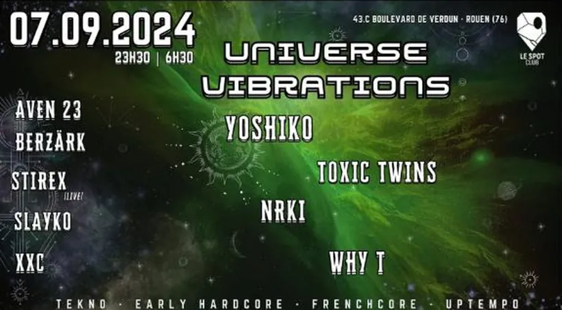 Affiche Universe Vibrations : Voyage Céleste