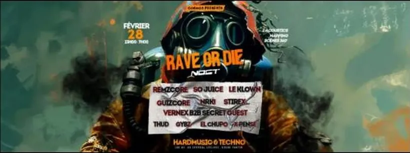 Affiche Rave or Die